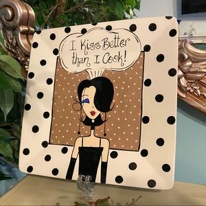 Vintage Carrie Wroot artist plate